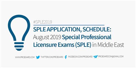 SPLE APPLICATION: August 2019 Special Professional  .